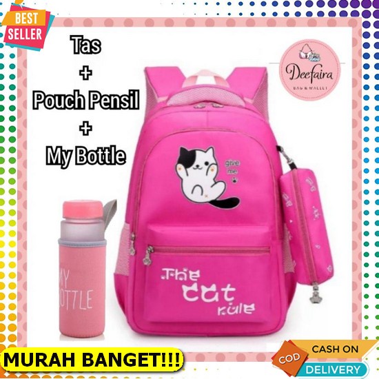 C&M Tas Ransel Sekolah Anak-Anak Kelinci/Tas Tk/Tas Sd Kls 1-2-3-4/As Anak Perempuan Sd Ransel Karak