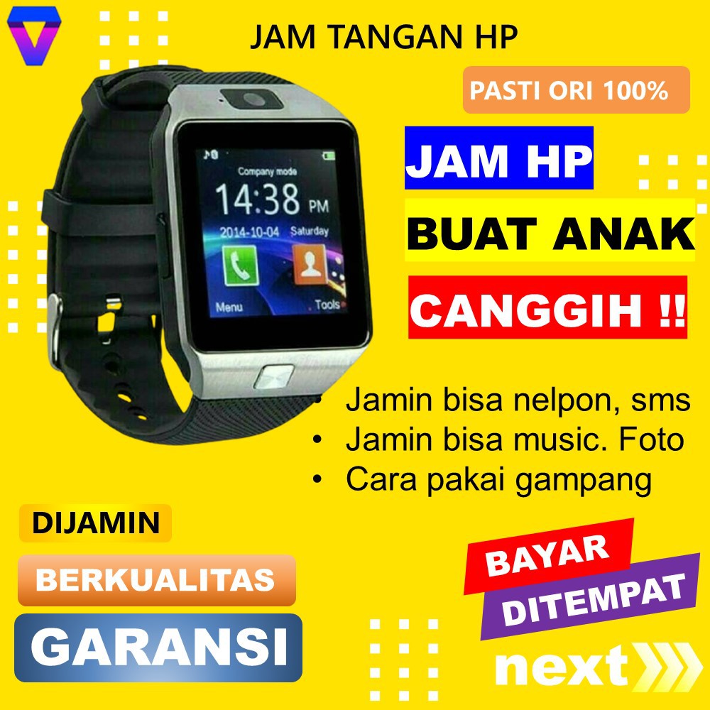 JAM TANGAN ANAK LAKI LAKI PINTAR SMARTWATCH  JAM TANGAN IMOO DZ09 BISA NELPON KEREN JS90