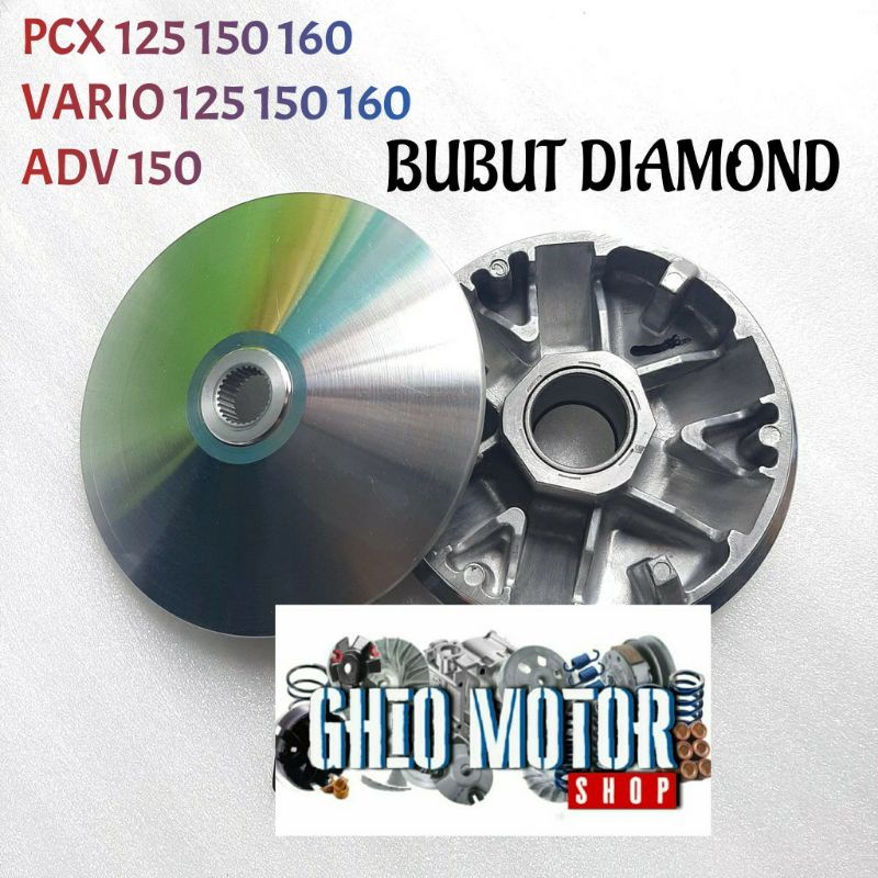 RUMAH ROLLER PULLEY PULEY COSTUME VARIO 125 150 BIG PULLEY RUMAH roller costum vulley costum PCX 150 ADV 150 PNP Big Pully Vario 125 150 Akselerasi Top Speed vuly vulley puli Rumah roller costume rumah roller bubut kirian cvt vario pcx adv rumah roller