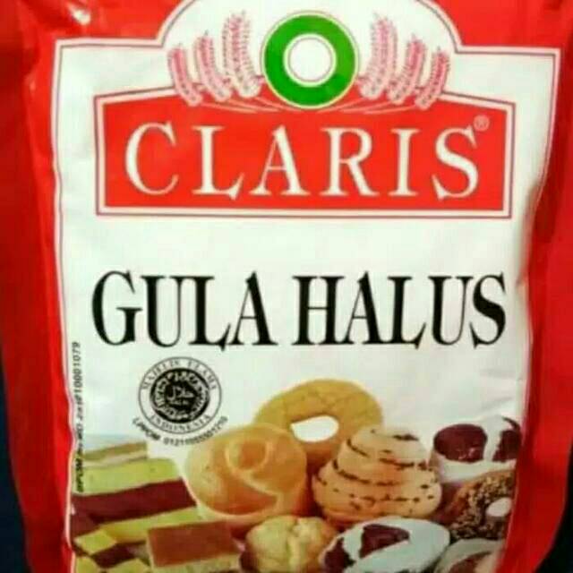 

Gula Halus Claris Merah Tepung Gula 250 Gr Bahan Kue