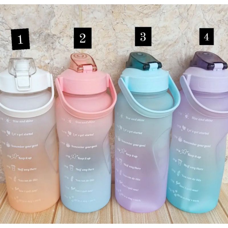 Botol minum motivasi 2000ml