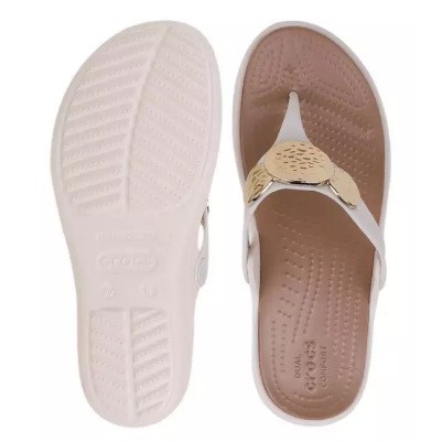 sanrah embellished wedge flip