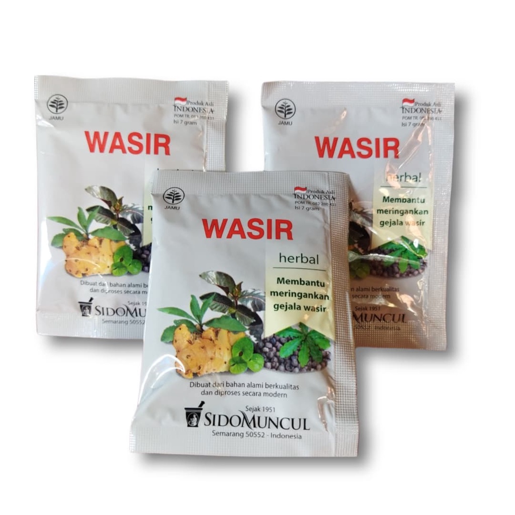 

Wasir Sidomuncul isi 10 sachet