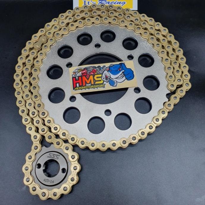 Gir Sss Ninja R / RR Rantai Osaki 415 Thailand / Gear Set Sss Ninja