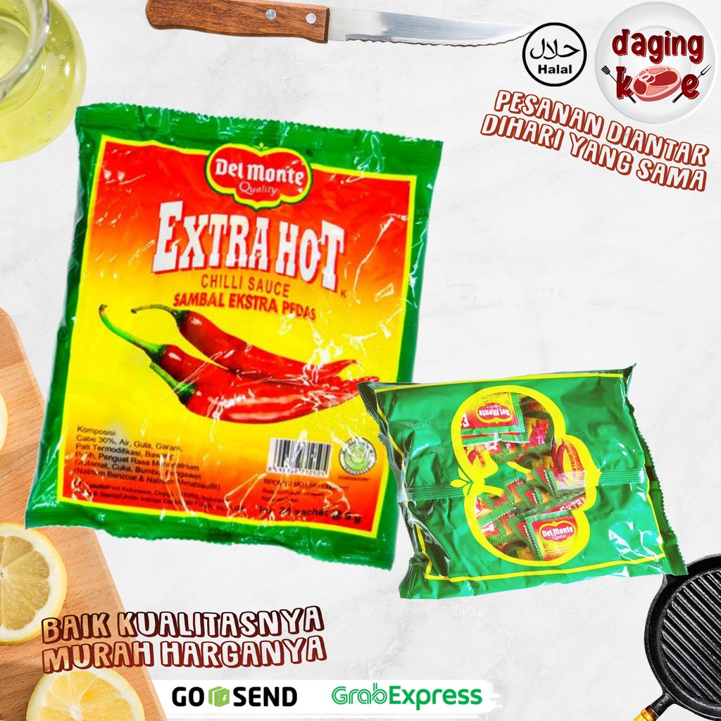 

SAUS CABAI EXTRA PEDAS DELMONTE SACHET DK024