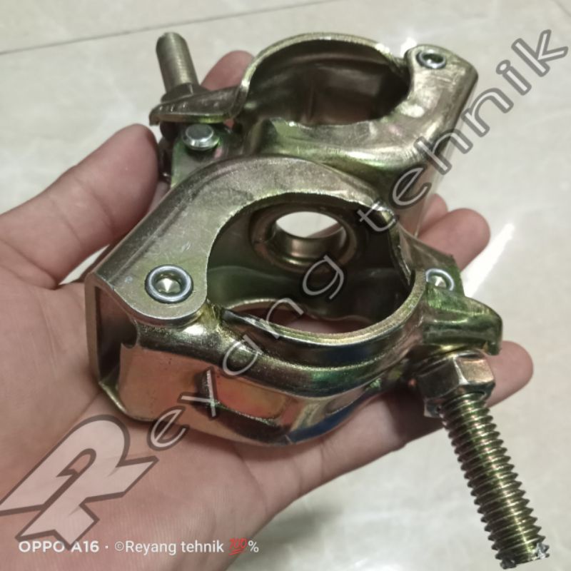 Klem Scafolding Pipa Steger 1.5 Inch NAGASAKI Swivel Clamp Type Hidup Bisa muter