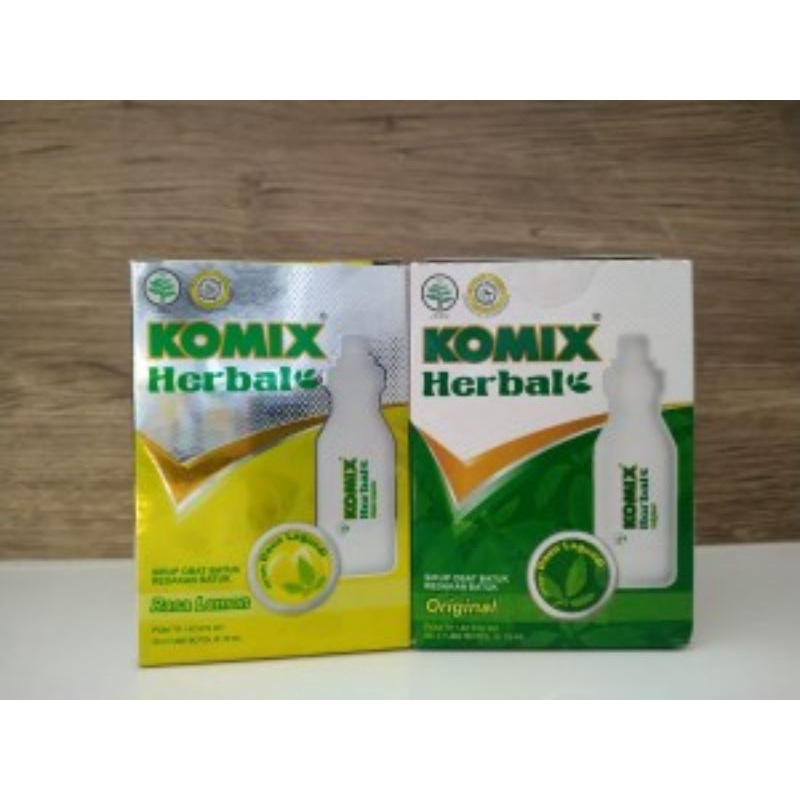 Komix herbal original dan lemon