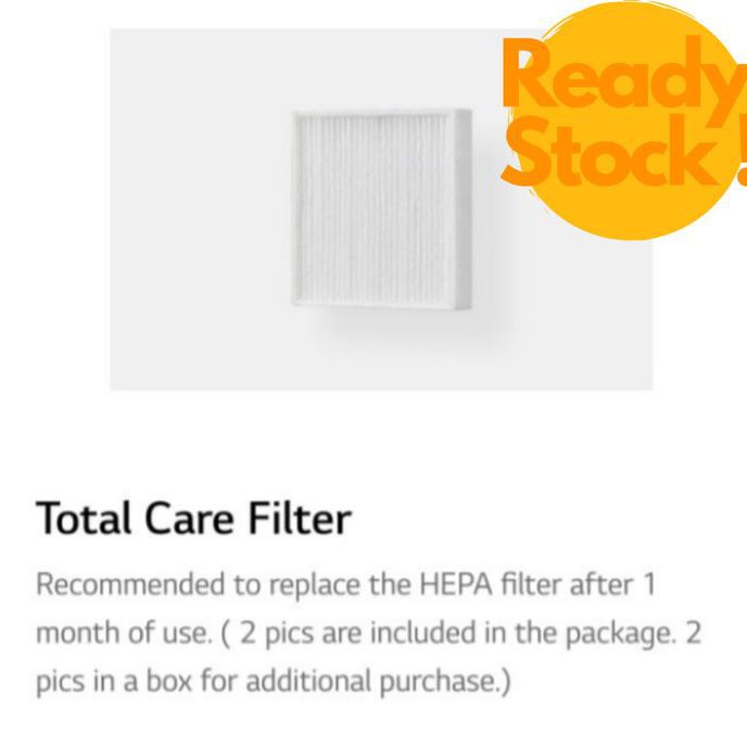 HEPA Filter LG Puricare Wearable Mask/ Filter masker LG (Aksesoris) .