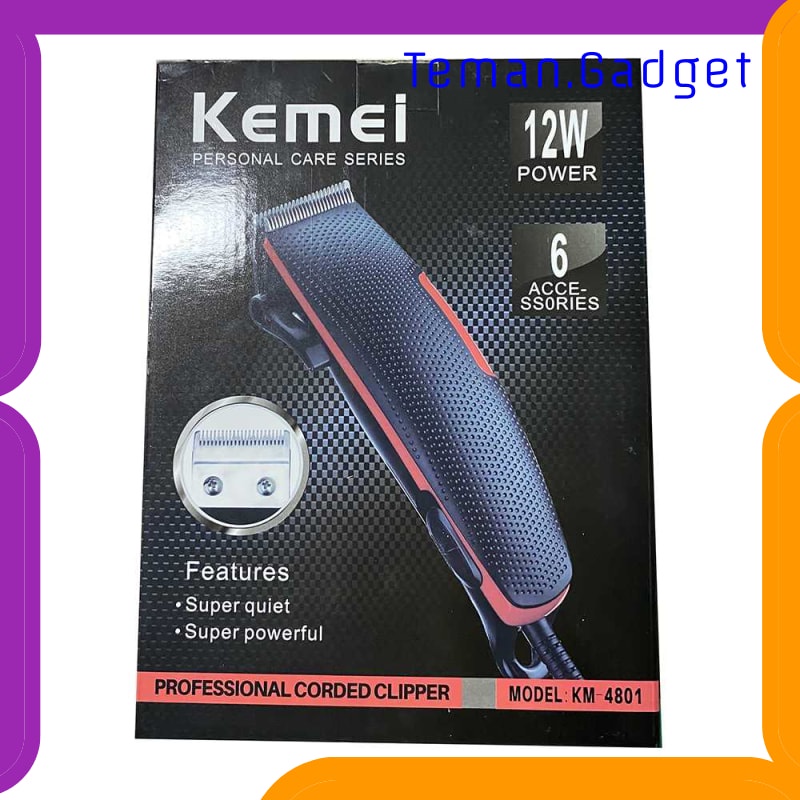 TG-FE223 KEMEI ALAT CUKUR ELEKTRIK HAIR TRIMMER SHAVER - KM-4801