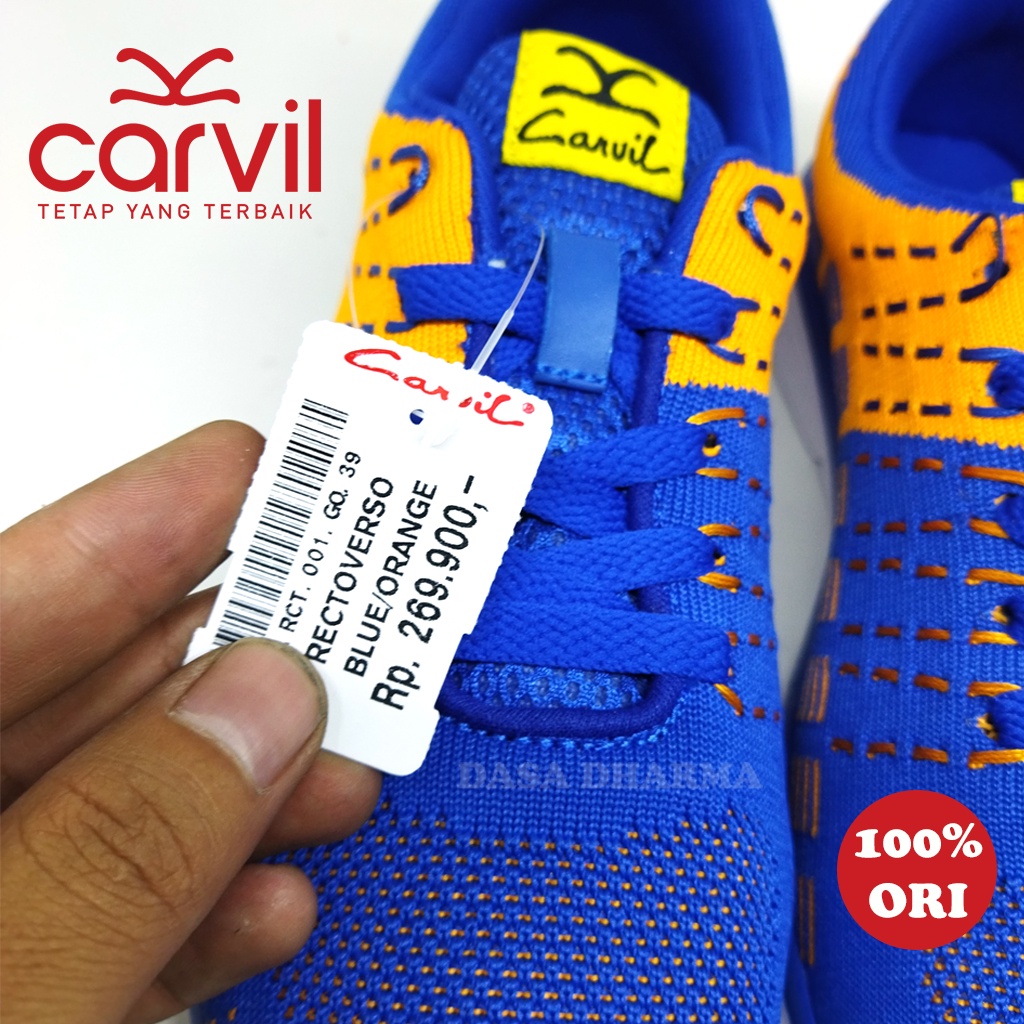 Sepatu Carvil Pria Original 100% Olahraga Running Lari Sneakers