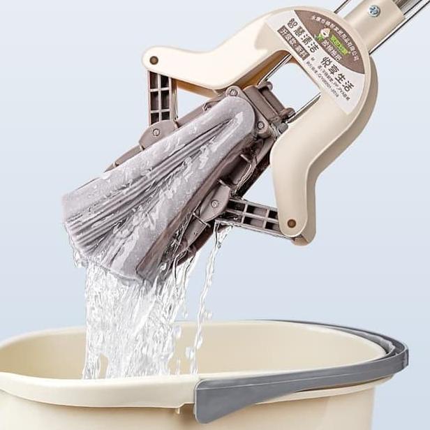 ➦ Mop / Pel Lantai Karet / Kain Pel / Sapu Lantai / Pembersih Ruangan - Putih ○