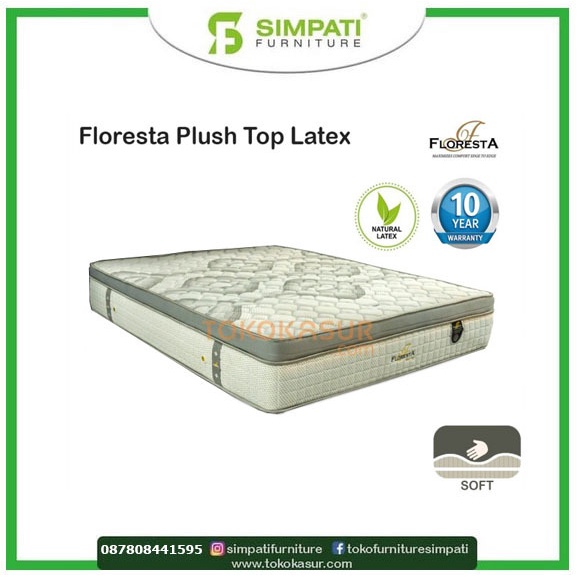 Floresta Plushtop Latex Hanya Kasur