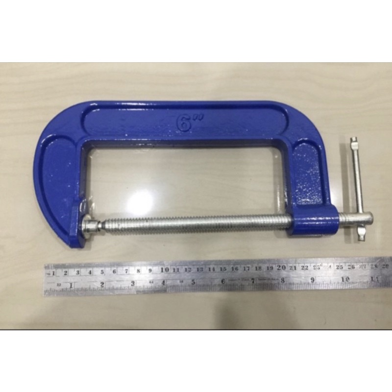 6"inci Bais C klem g klem c catok kayu 6inci klem kayu clamp kayu ragum