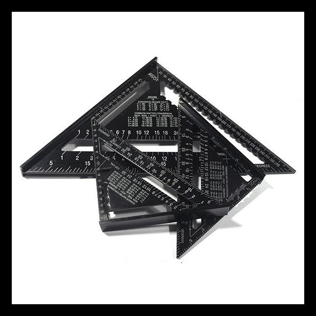 

Terbaru VKTECH Penggaris Siku Mistar Triangle Ruler Aluminium 7 inch - A10D01 - Black HEMAT [Kode