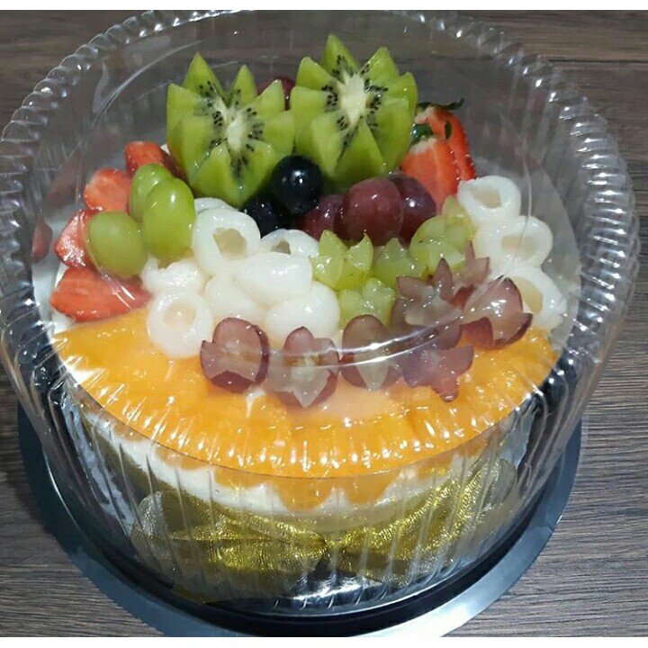 

PUDING CREAM MARGARIN TOPING BUAH 25CM