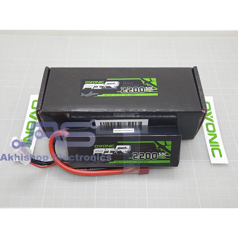 Ovonic High Discharge Lipo Battrey 2200mah 3S 50C T Plug