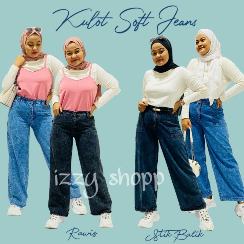 KULOT JEANS SNOW WANITA/KULOT SNOW RAWIS/KULOT SNOW TM STIK WANITA