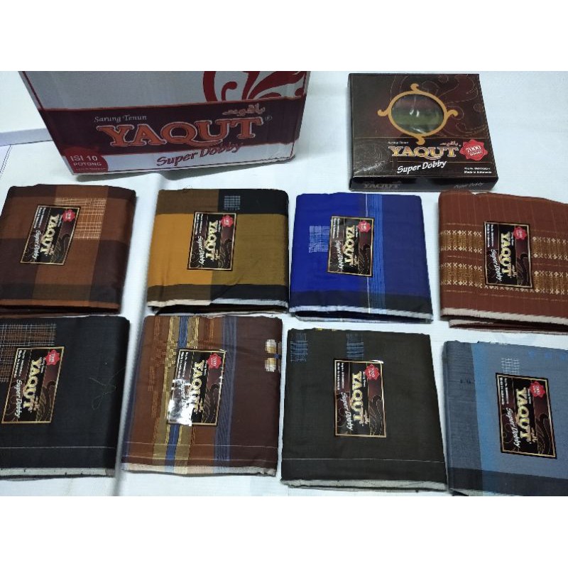 Grosir Sarung Yaqut Super Dobby 10 pcs