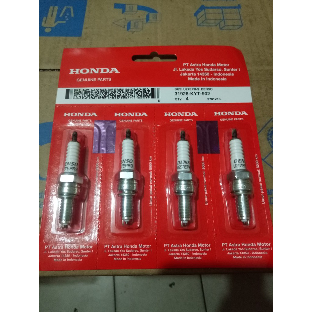 busi honda vario 125 150 beat karbu beat fi U27EPR9 31926 KYT 902
