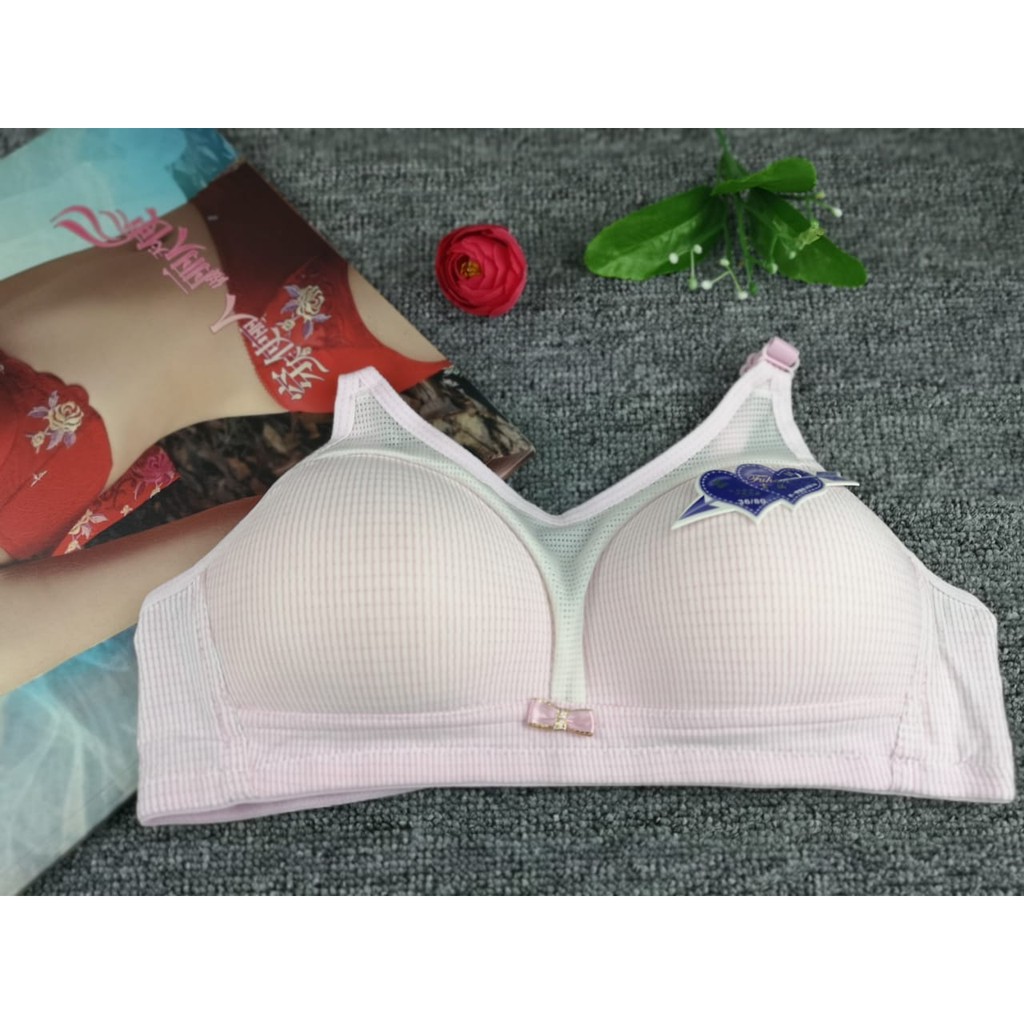 Bra / BH Wanita Import 828 Busa Tipis Katun Lembut &amp; Adem