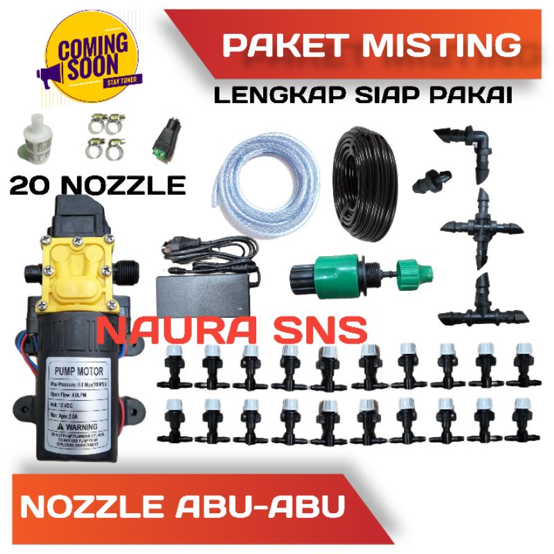 Paket set misting perkabutan Nozeel embun 20Titik Nozeel embun 15Titik Nozeel embun 10Titik