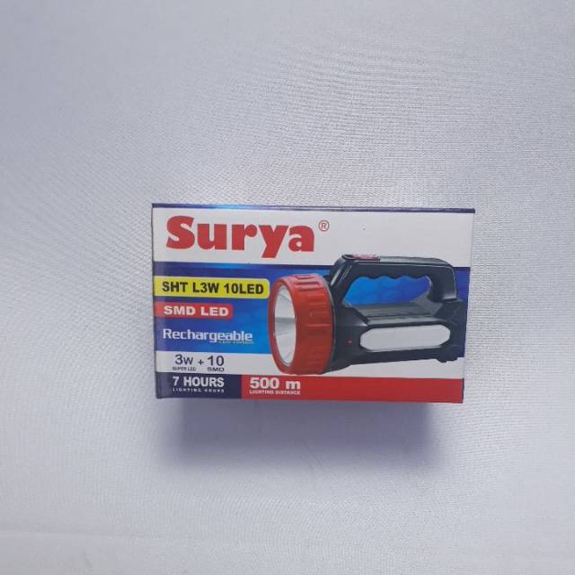 Lampu senter cas surya