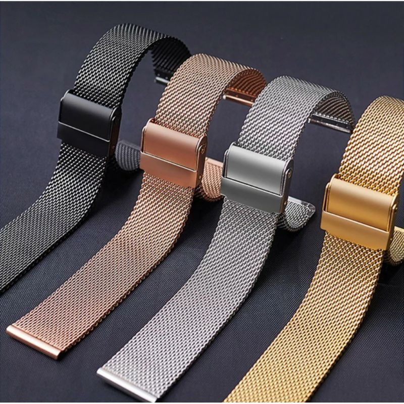 STRAP ANTI KARAT Rantai pasir tali jam tangan daniel  wellington  mesh  starp rantai pasir apple watch