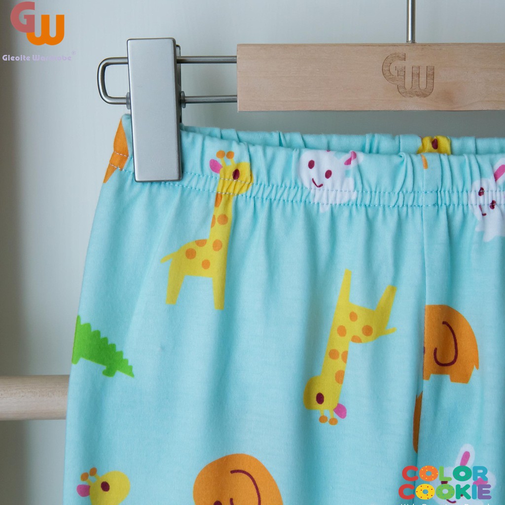 GW Gleoite Wardrobe baju tidur anak laki laki piyama katun bayi anak singa raja piyama lengan panjan-7