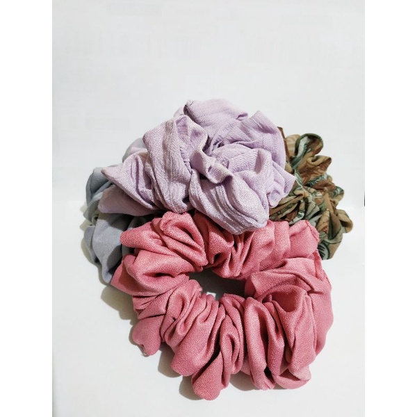 KBB10 Ikat Rambut Karet Scrunchie 12cm