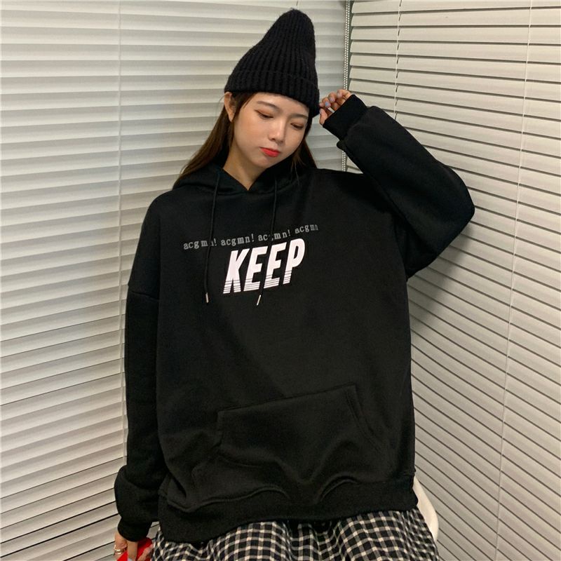 S - XXXXXL(6XL) Hoodie Korean Style Big Size KEEP Jacket OVERSIZE Jaket Long Sleeve Harajuku Sweater Pria Wanita Jumbo Fashion Women Tumblr Ulzzang 5XL 4XL 3XL 2XL XL L M