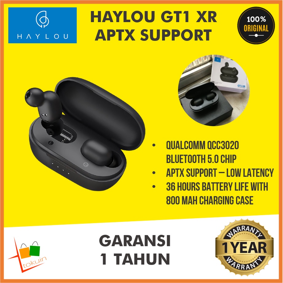 Haylou GT1 XR TWS Wireless APTX Earphone Headset Bluetooth 5.0 GT1XR