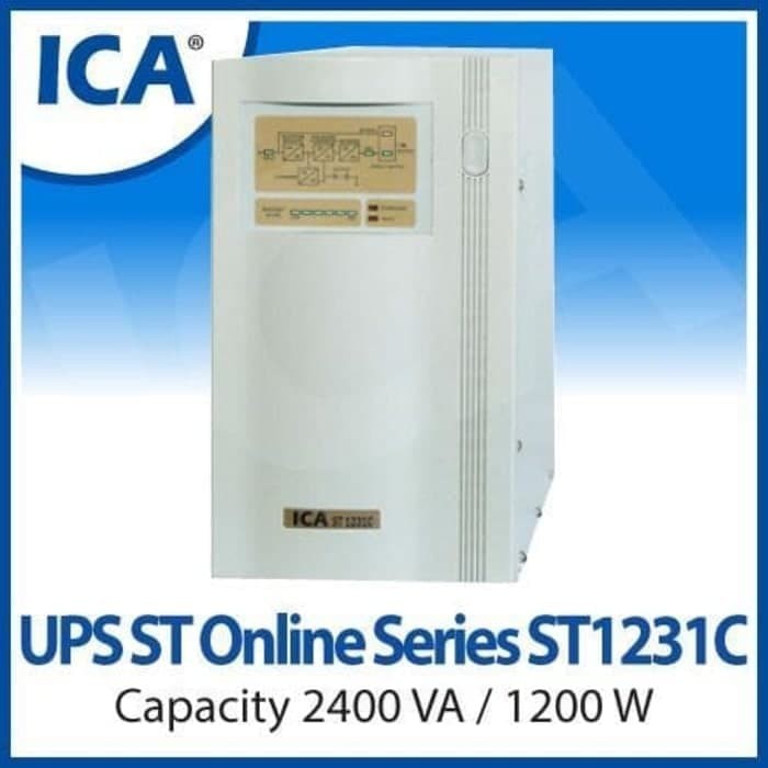 UPS ICA ST 1231C  2400VA 1200WATT 72V  ON Line SineWave