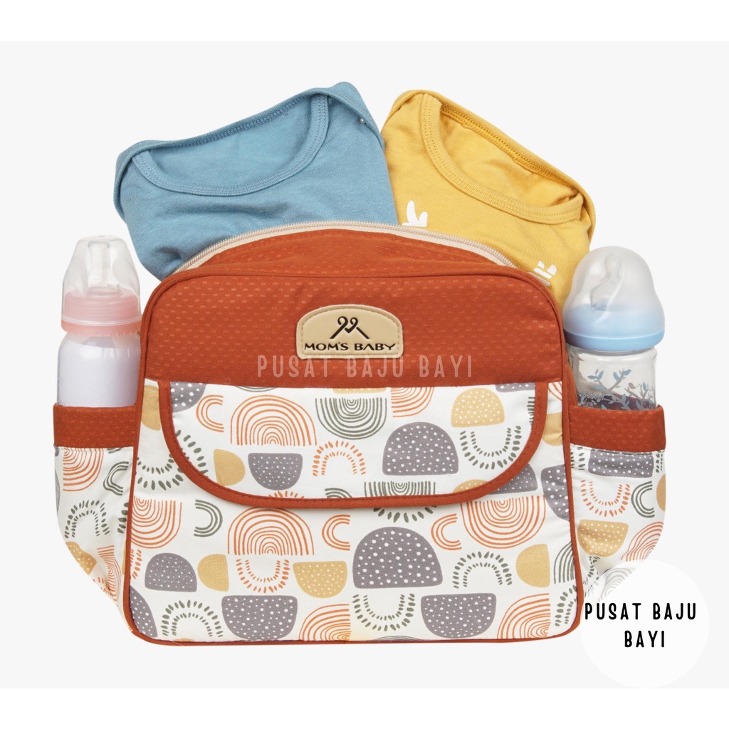 Tas Bayi Besar + TBS WILONA SERIES merk MOMS BABY MBT3050 / Tas Bayi Kecil WILONA SERIES merk MOMS BABY MBT3049