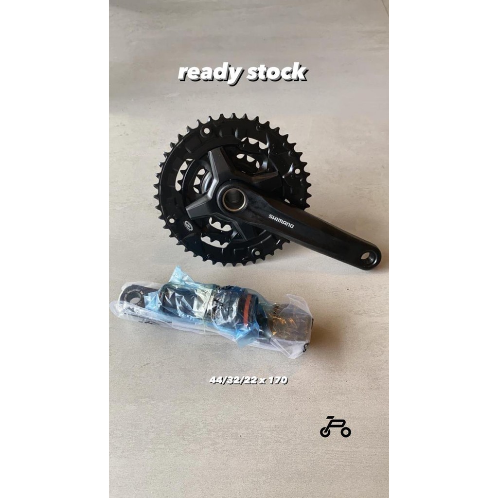 CRANKSET SEPEDA SHIMANO ACERA MT300 44/32/22x170