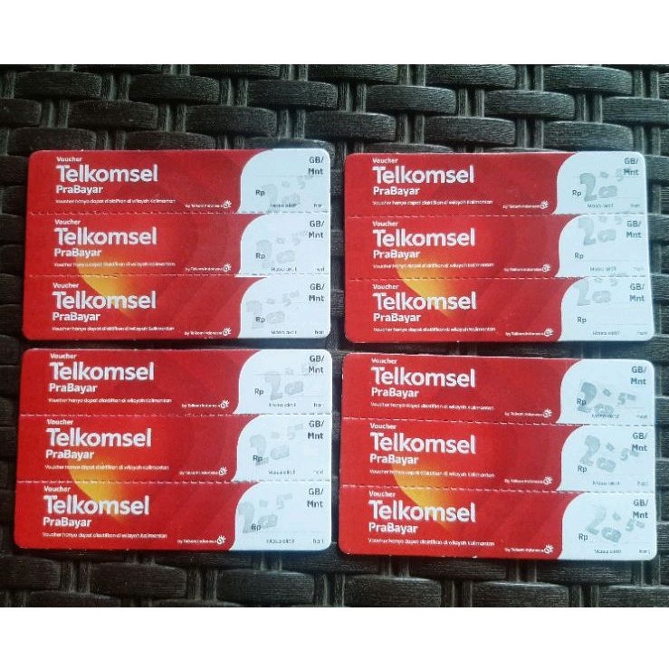Voucher kuota / Paket Data Telkomsel kalimantan, Banjarmasin dan sekitarnya