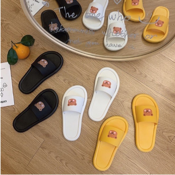 slip sandal press beruang