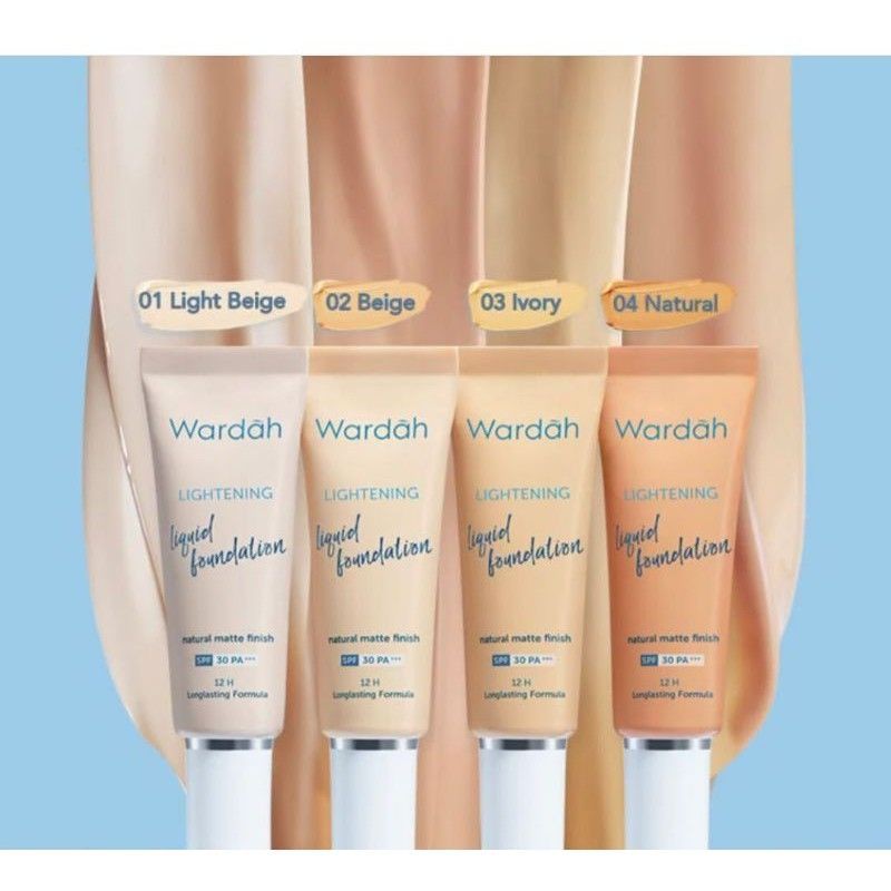 FOUNDATION WARDAH LIGHTENING LIQUID FOUNDATION NATURAL MATTE FINISH