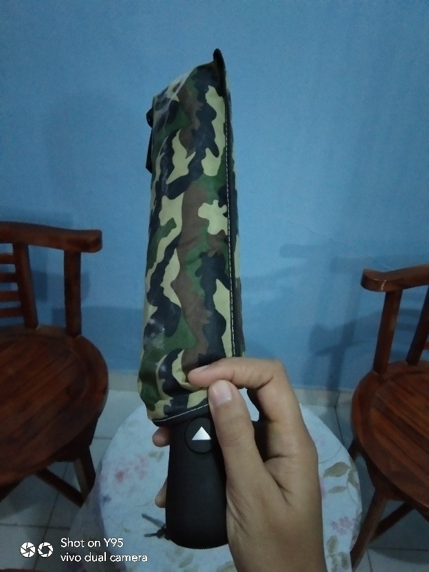 Mini Pocket Umbrella  Loreng Py3713a/ Payung Lipat Super Mini Premium Import