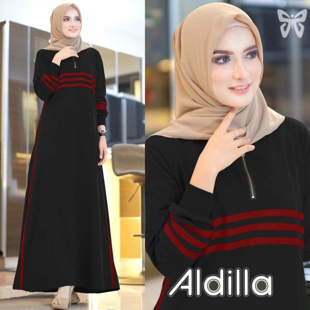 HOPYLOVY - Gamis Wanita Casual Aldilla List