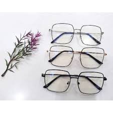 TOMSTORE.ID R176 KACAMATA WANITA PRIA FASHION KOREA ANTI RADIASI FRAME SUNGLASSES PETAK MURAH COD-7