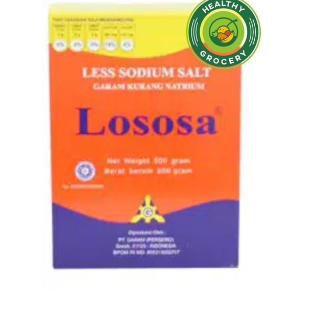 

Baru - Garam Lososa 500gr Less Natrium / Garam kurang natrium / Garam Diet