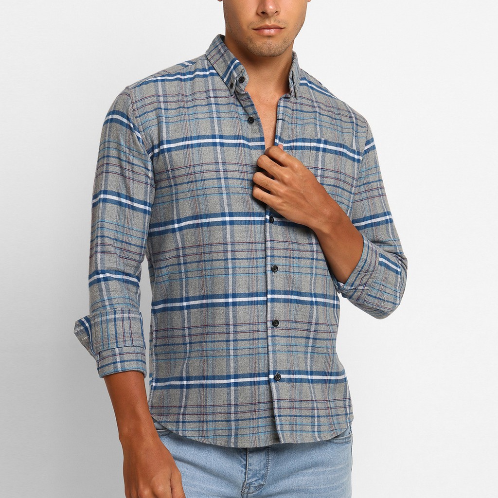 

VENGOZ Kemeja Flanel Pria - Piers Flannel Shirt