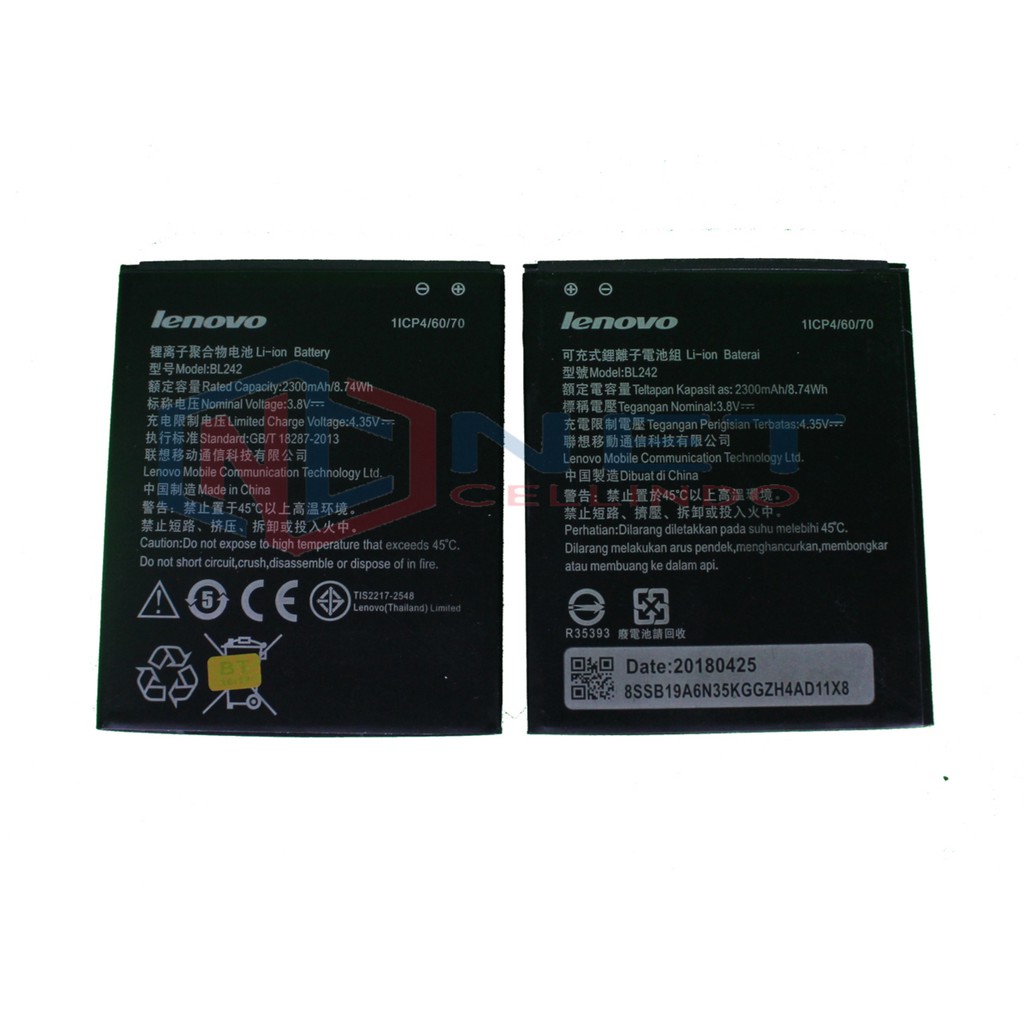 BATERAI LENOVO A6000 - BL242 / BATRAI LENOVO A6000 - BL242