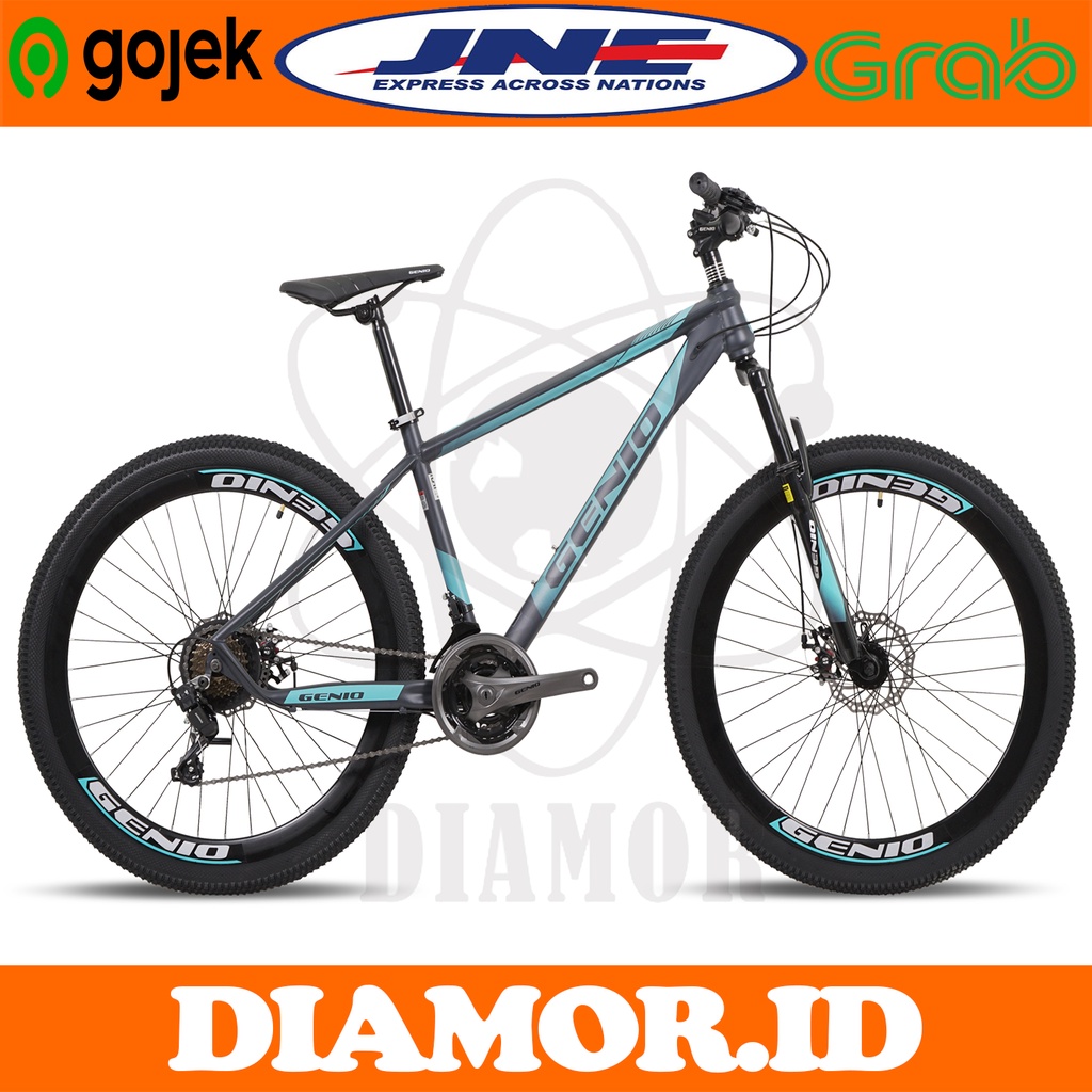 Sepeda Gunung 27.5 Inch Genio M 349 Suspensi Shimano Tourney 24 Speed
