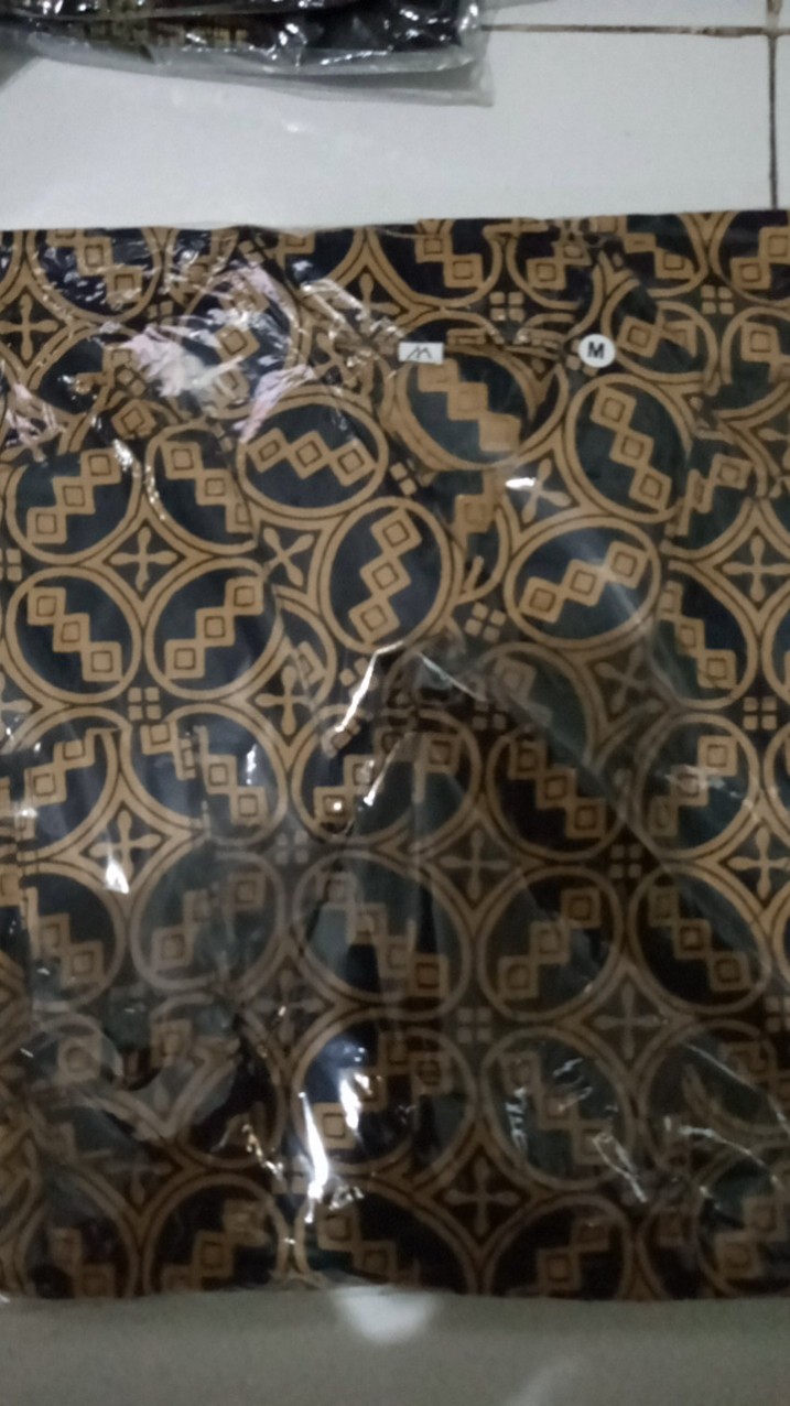 Bac111 Bswart Batik Lurik Hrb026 Kenongo Hem Panjang Kemeja Batik