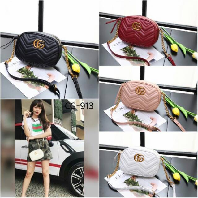 Gucci GG Marmont😍😍😍
Mini Leather Gucci Sling Bag

Code : CG-913#
Quality : Semprem Grade AAA
Bag