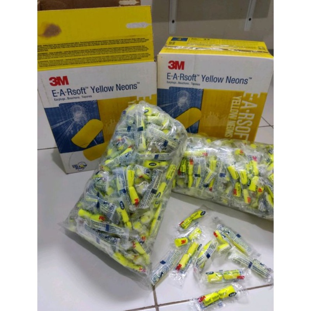 EARPLUG 3M YELLOW NEON 1 BOX 200
