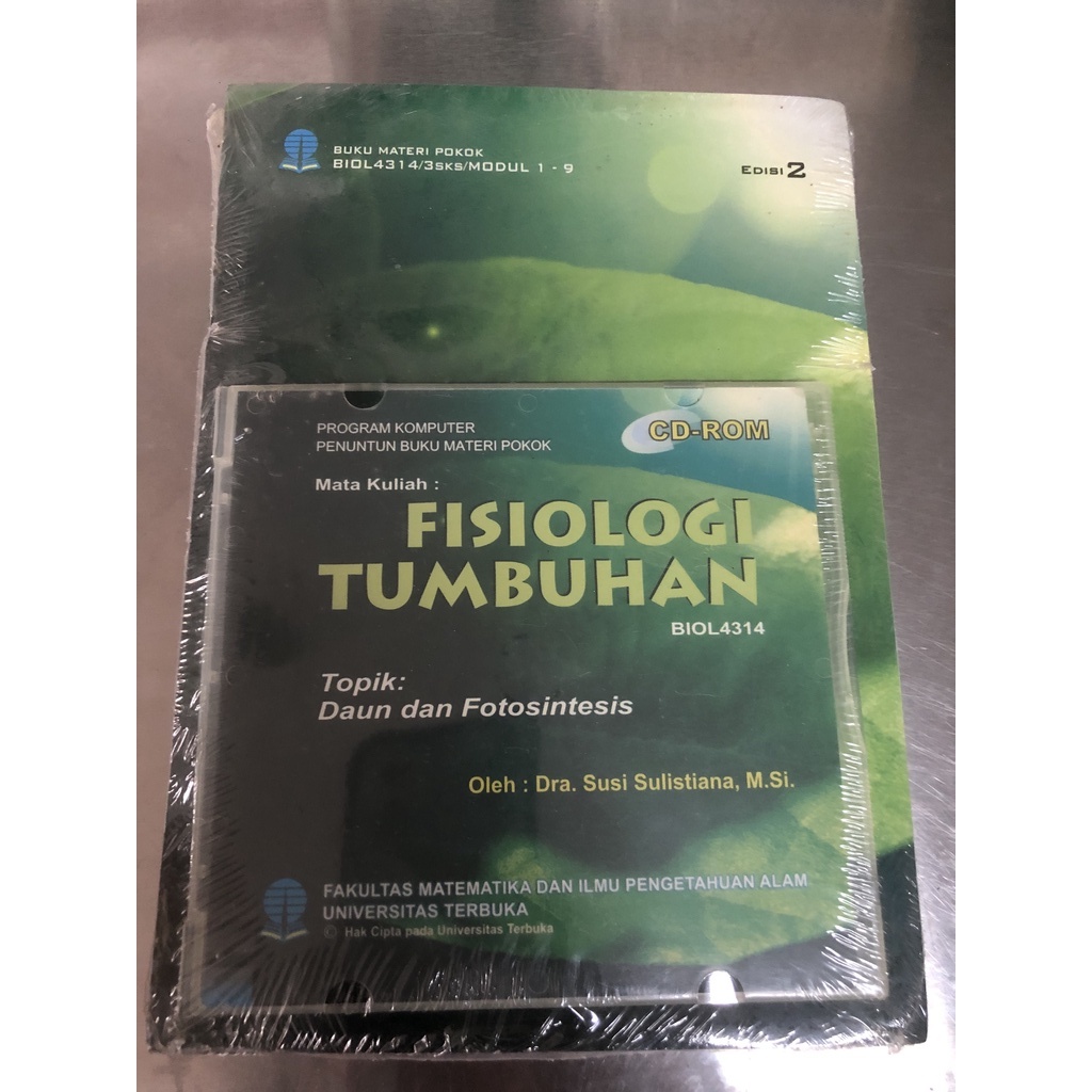 Jual Modul Buku Universitas Terbuka Biol4314 Fisiologi Tumbuhan Edisi 2