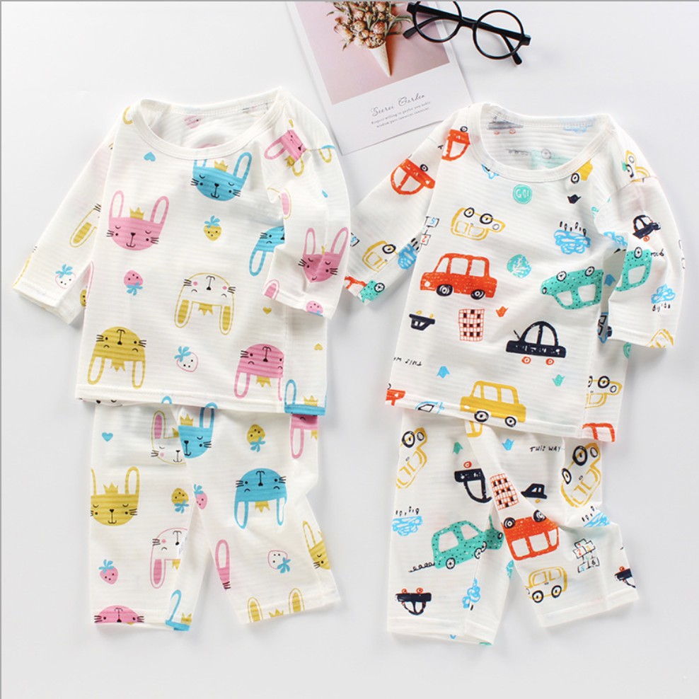 Piyama anak impor katun korea cewek cowok - Baju Tidur anak korea