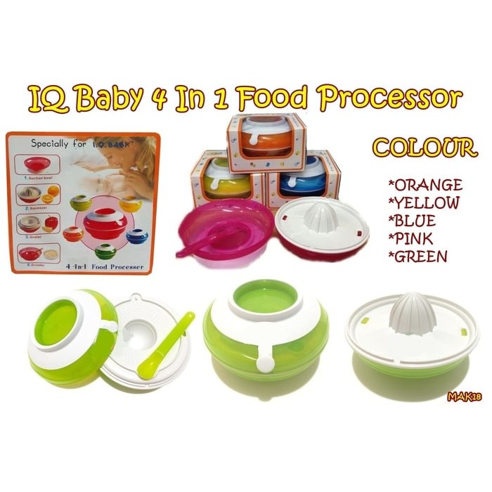 IQ BABY 4 in 1 Food Processor - Premium Quality - BB51